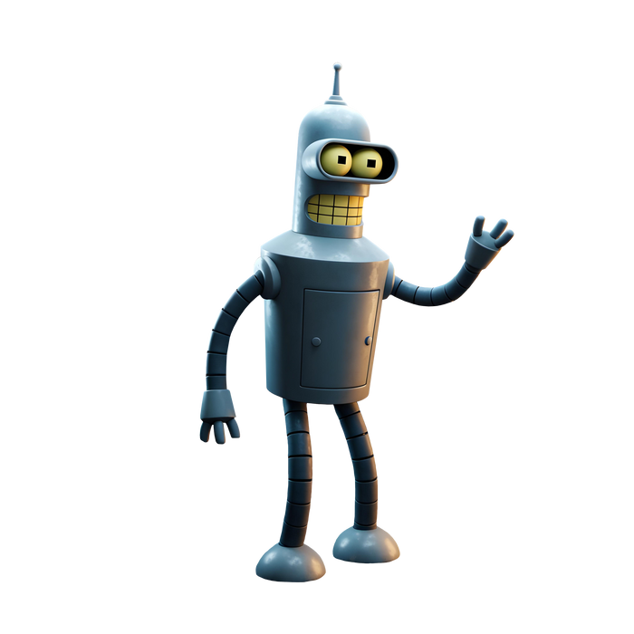 Svítící obraz - Futurama Bender - Noční lampa