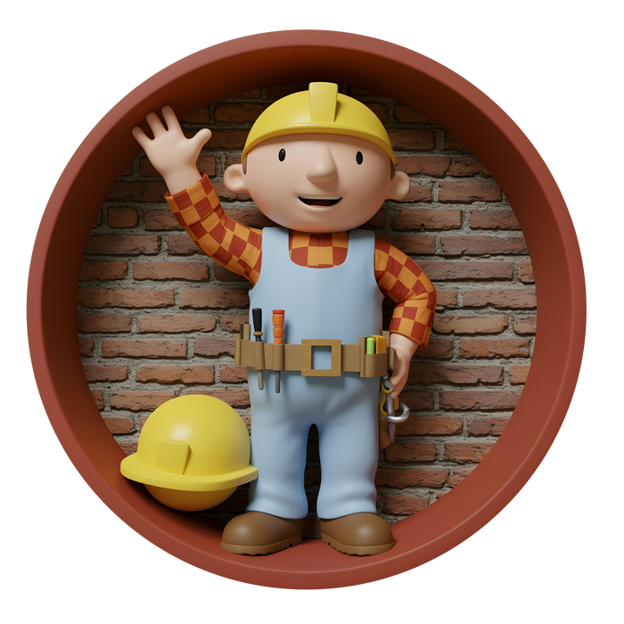 Luminous poster - Bob - The Builder - Night Lamp