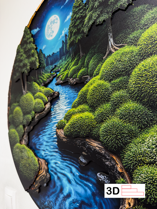 Moss HDF poster - Baum des Lebens