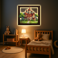 Luminous poster - Princess Castle - Night Lamp