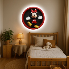 Svietiaci obraz - Mickey Mouse - Nočná lampa
