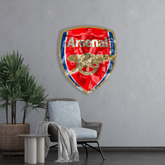 Farebný HDF obraz logo Arsenal