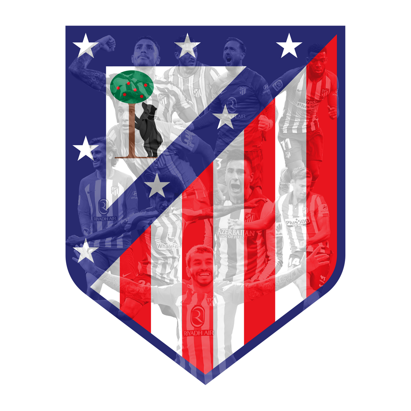 Svietiaci obraz Atlética Madrid