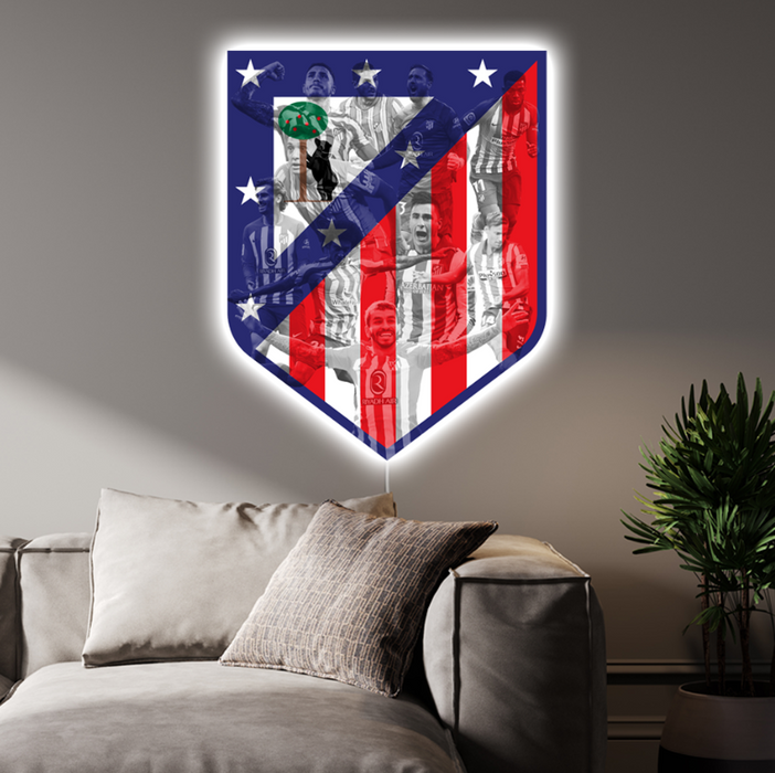 Shining poster Atlético Madrid