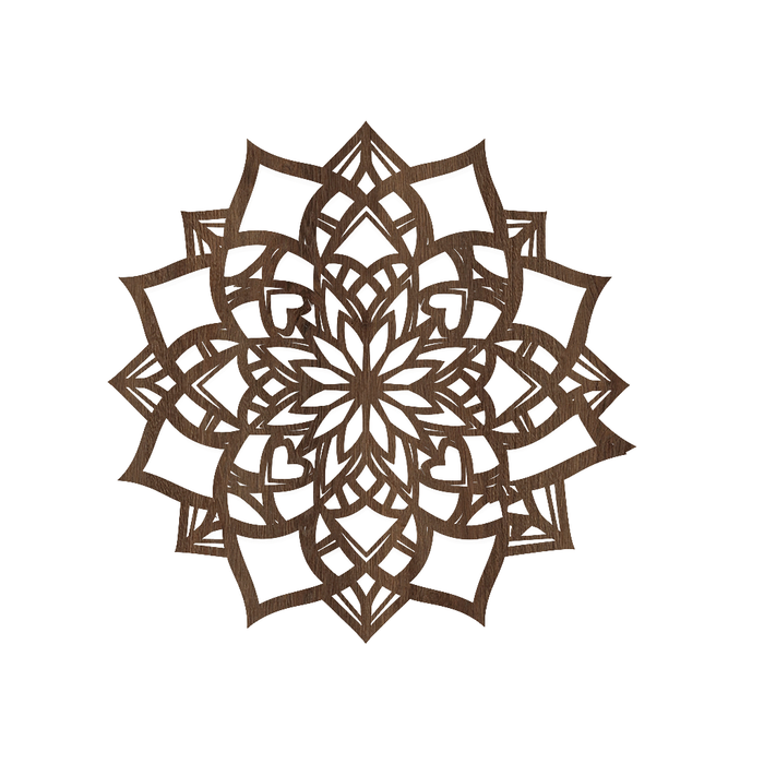 Wooden Wall Decor - Mandala Inside Universe