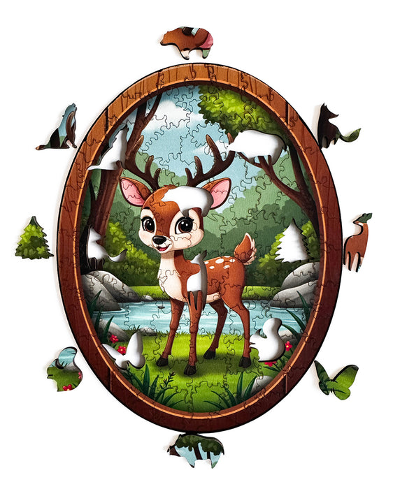 Bambi - Puzzle di legno