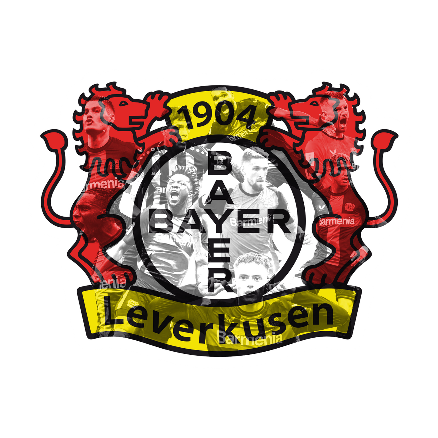 Leuchtendes Poster Bayer 04 Leverkusen