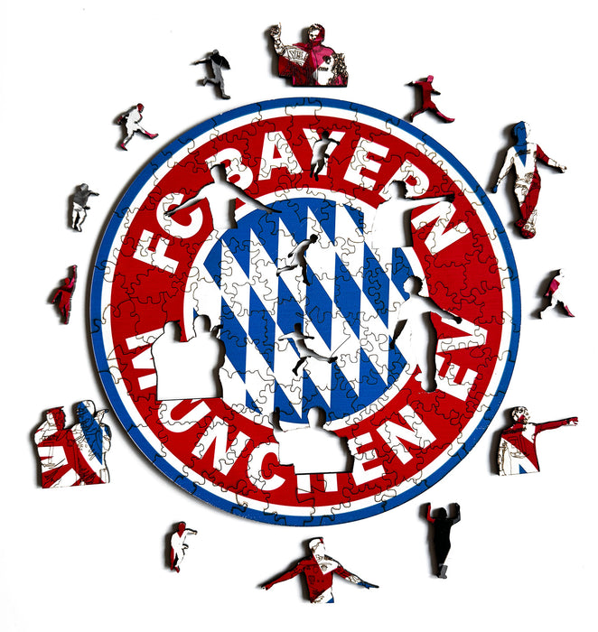 Bayern Mníchov - klasik - Drevené puzzle 