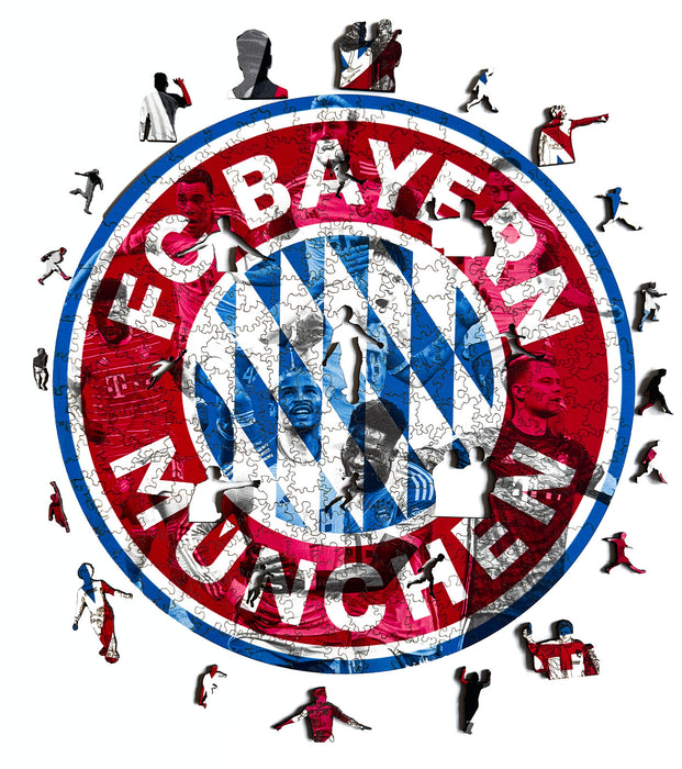 Bayern Monaco - giocatori - Puzzle di legno