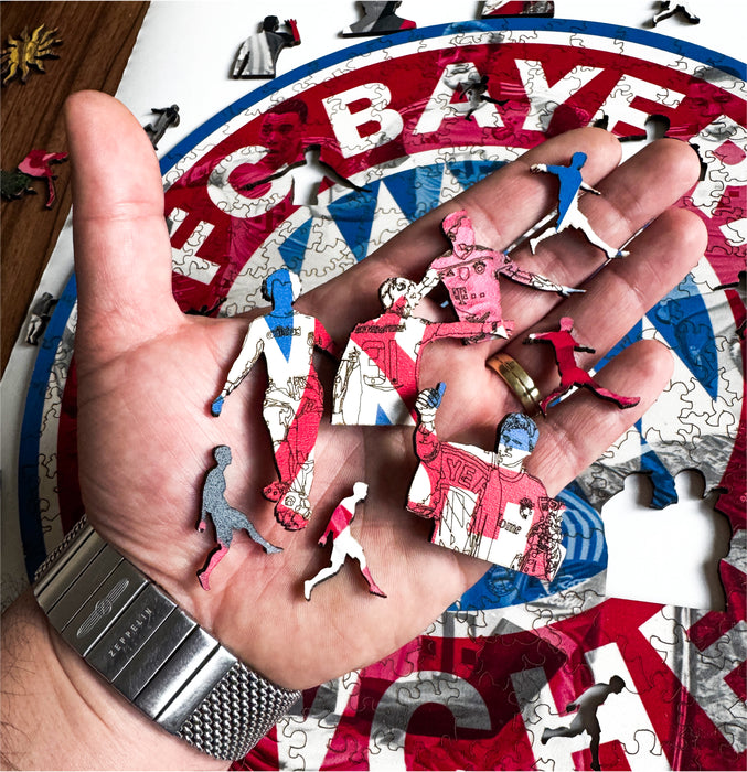 Bayern Mníchov - klasik - Drevené puzzle 