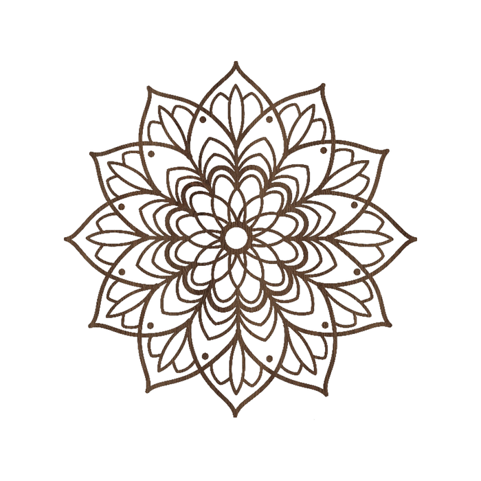Drevený obraz na stenu - Mandala Harmónie