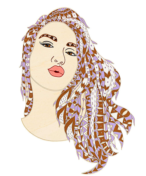 Wooden Painting Kit – Mandala Woman