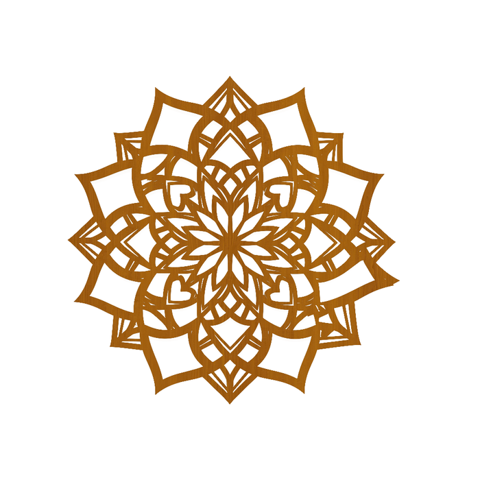 Wooden Wall Decor - Mandala Inside Universe