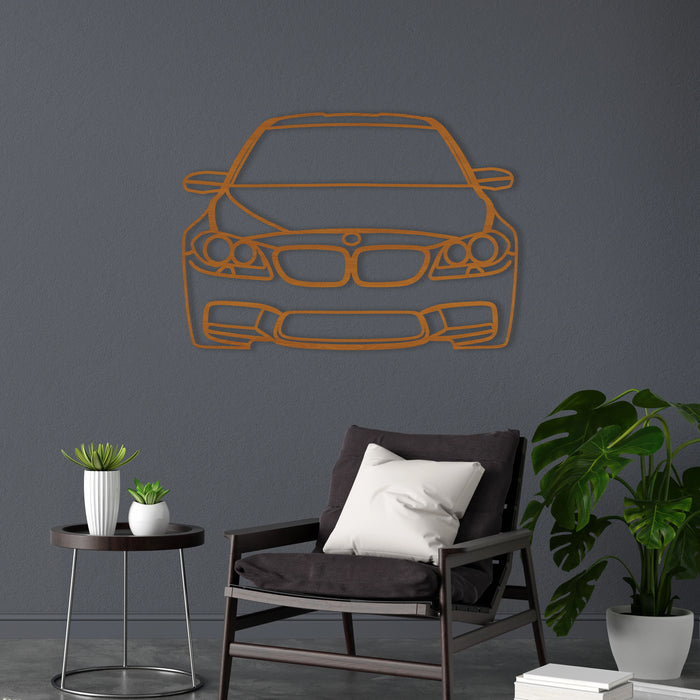 Dřevěná nástěnná dekorace - design auta