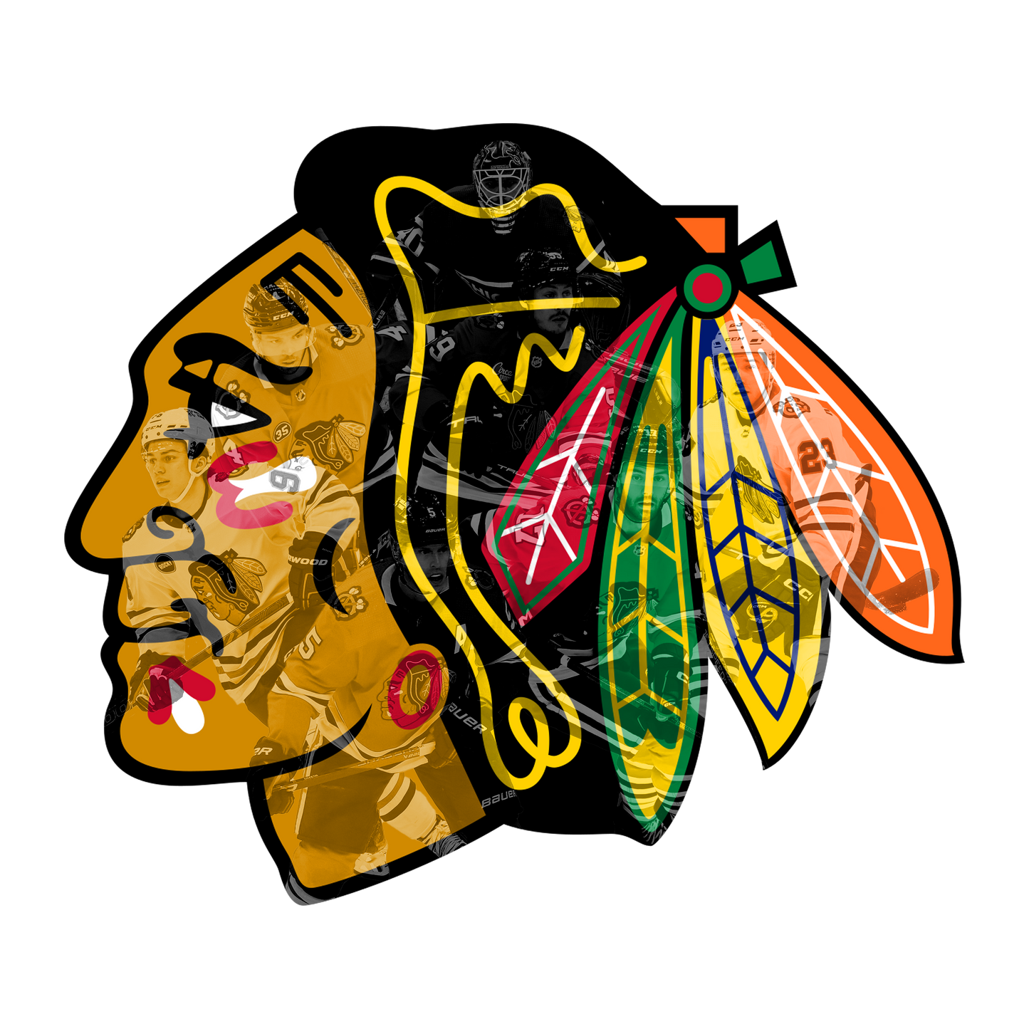 Svietiaci obraz Chicago Blackhawks