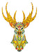 Wooden Painting Kit – Mandala Golden Deer