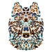 Wooden Painting Kit – Mandala Wolf
