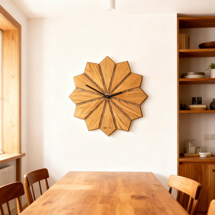 3D Dubové drevené hodiny T-Tatra Úsvit 30cm-50cm-84cm