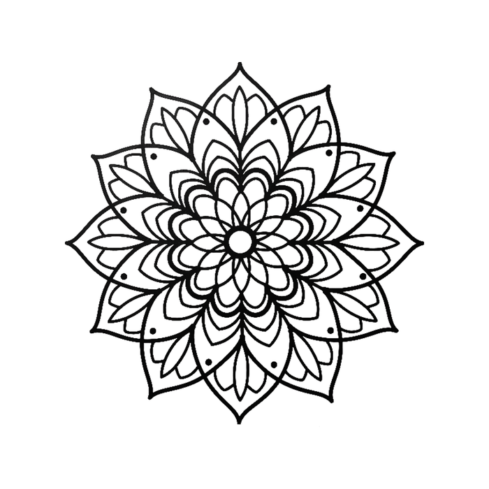 Drevený obraz na stenu - Mandala Harmónie