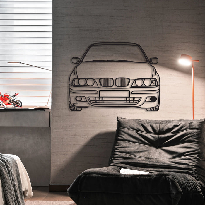 Drevený obraz na stenu - BMW E39