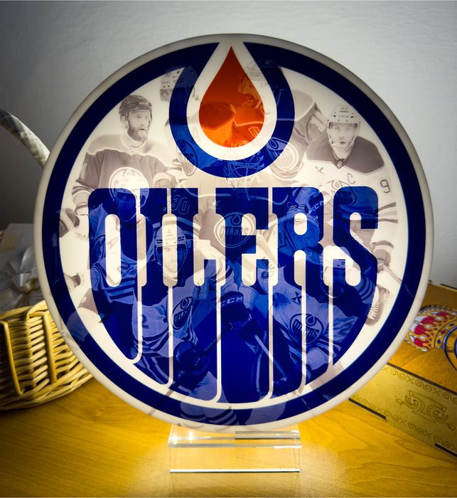 Table lamp Edmonton Oilers
