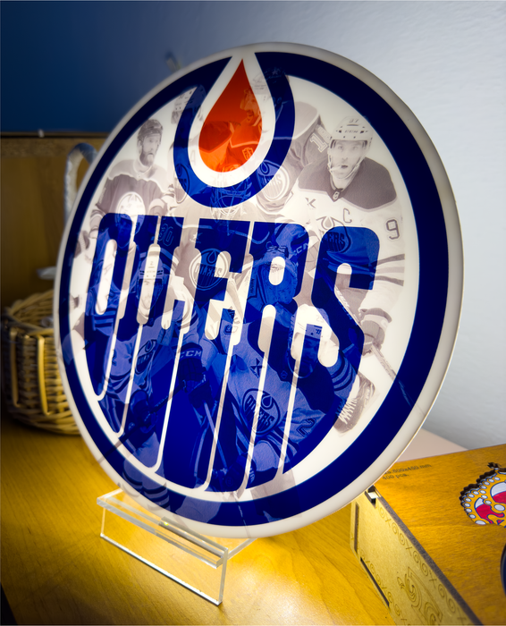 Table lamp Edmonton Oilers