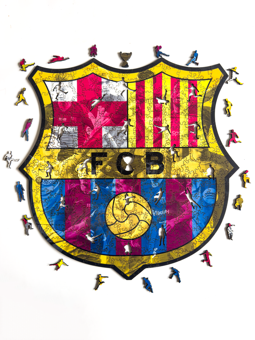FC Barcelona - Spieler - Holz-Puzzle