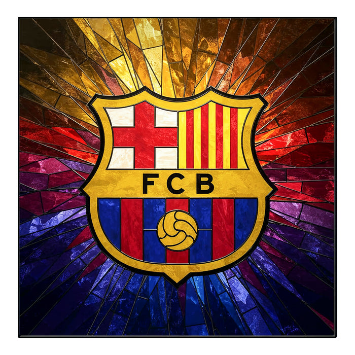 Shining poster FC Barcelona - Glass - Crystal Look