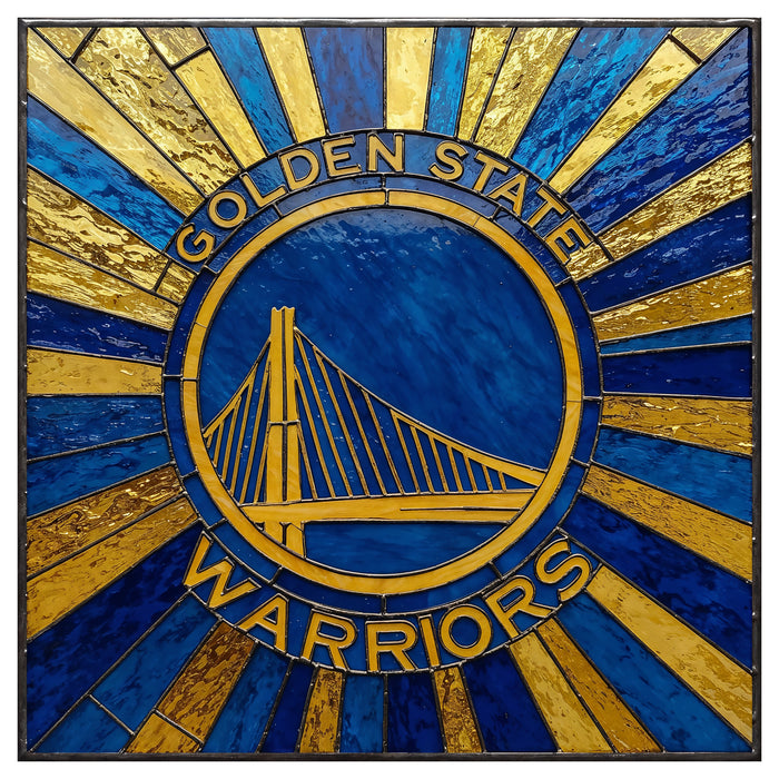 Shining poster Golden State Warriors - Glass stylized
