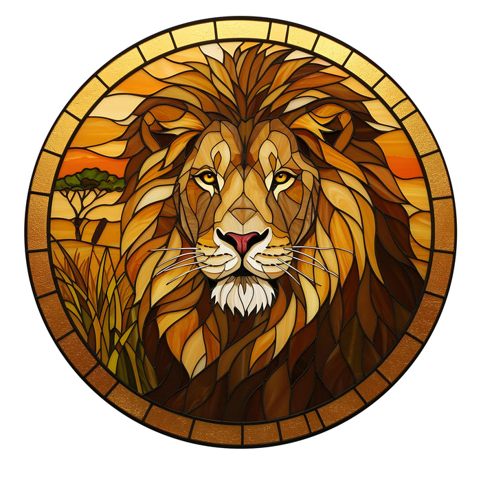 Shining poster - Lion - glass