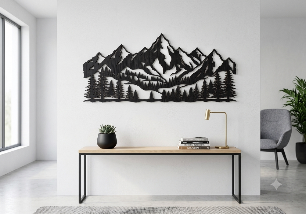 Real Nature oak wood wall decor - Monte Corso 2D