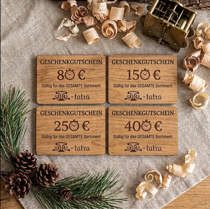 Digitaler Geschenkgutschein (Per E-Mail zum Selbstausdrucken)