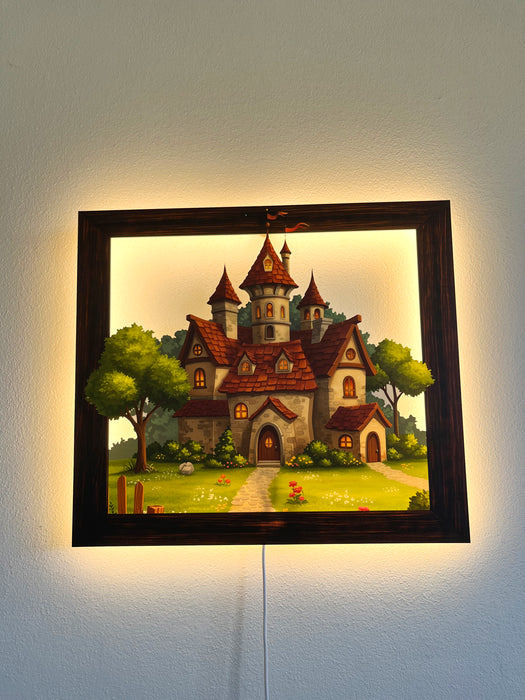 Luminous poster - Princess Castle - Night Lamp