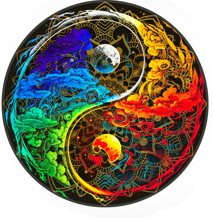Jing-Jang Dřevěné puzzle