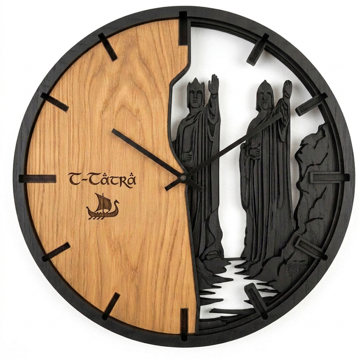 Orologio in Rovere T-Tatra LOTR Gates | 30cm | 50cm | 84cm