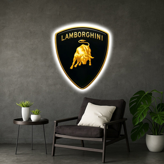 Shining poster Lamborghini - logo
