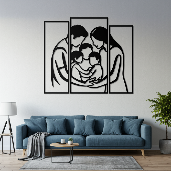 Wooden Wall Decor - Love connects us