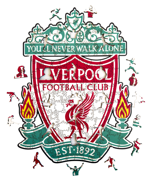 Fc Liverpool - Klasik - Wooden Jigsaw Puzzle