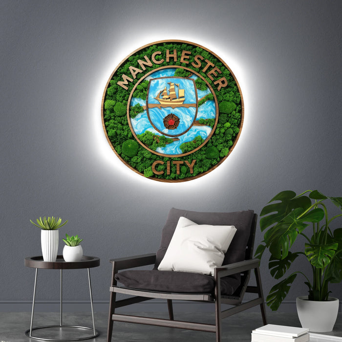 Shining Moss poster Manchester City