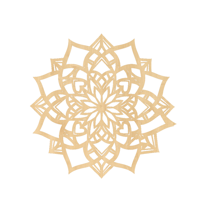 Wooden Wall Decor - Mandala Inside Universe