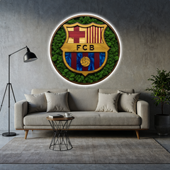 Svietiaci Machový obraz Logo FC Barcelona