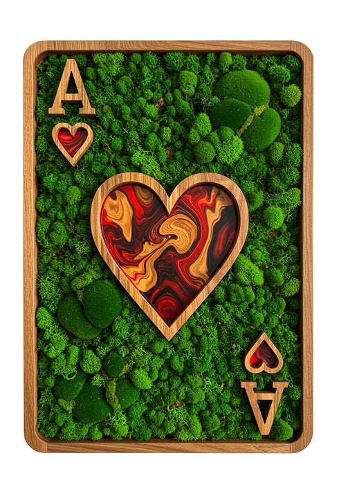 Moss HDF poster - Moss Heart Card