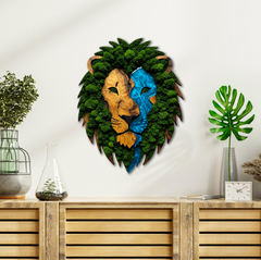 Moss HDF poster - Lion Face