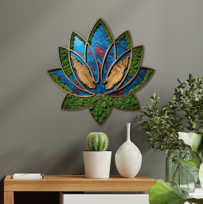 Moss HDF poster - Lotus Flower