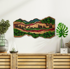 Moss HDF poster - Red Nature