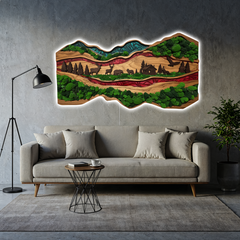 Shining Moss poster - Red Nature