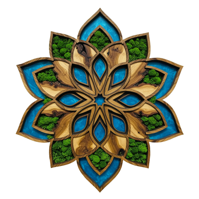 Svietiaci Machový obraz Mandala Flore