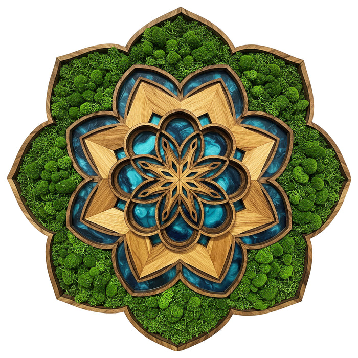 Shining Moss poster Mandala Sarta
