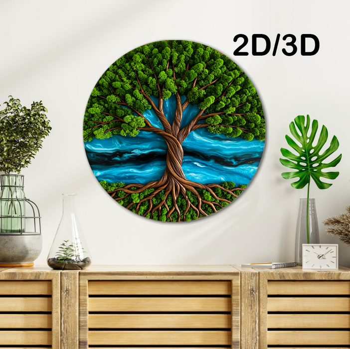 Moss HDF poster - Baum des Lebens