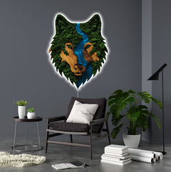Shining Moss poster Wolf face